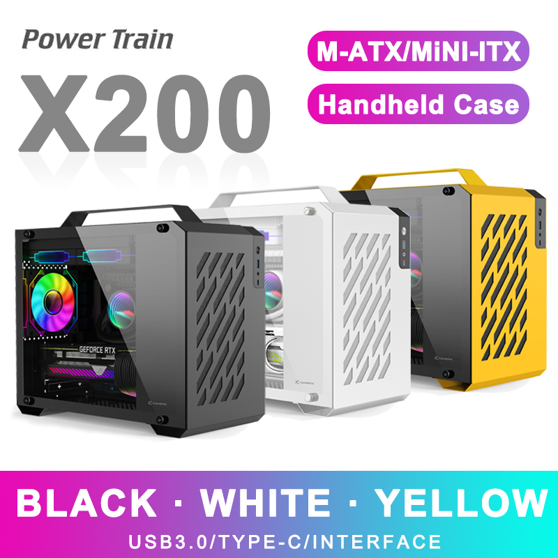 Корпус портативного компьютера Power Train X200 M-ATX MINI-ITX