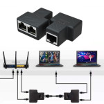 Ethernet разветвитель RJ45 1 в 2 — сетевой адаптер LAN для интернета, удлинитель, соединение двух устройств