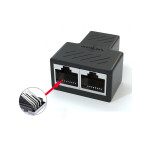 Ethernet разветвитель RJ45 1 в 2 — сетевой адаптер LAN для интернета, удлинитель, соединение двух устройств