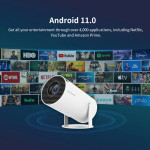 Смарт-проектор TookFun 4K с Android TV, 5G Wi-Fi, Bluetooth 5.0, 9000 люмен, портативный мини-проектор для дома и улицы