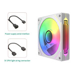 WYMECT XZT009476 12 см RGB вентилятор для корпуса ПК