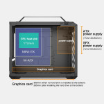 Корпус портативного компьютера Power Train X200 M-ATX MINI-ITX