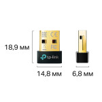 TP-Link UB500 — Bluetooth 5.0 Nano USB-адаптер для ПК и ноутбуков, совместимость с Windows 7/8/10/11