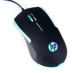 Игровая мышь HP M160 — проводная, оптическая, с LED-подсветкой, 1000 DPI, эргономичный дизайн