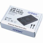 Корпус для жесткого диска Onten OTN-UHD2 2.5" USB 3.0, внешний SATA адаптер для HDD/SSD до 5TB