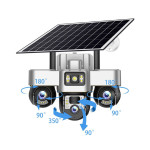 Уличная 4G камера видеонаблюдения с солнечной панелью (Outdoor Solar Camera 8K)