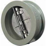 Клапан	обратный межфланцевый двухстворчатый  R60W