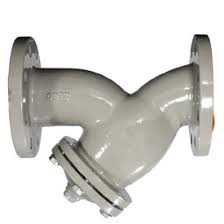 Косой сетчатый фильтр, с фланцевым соединением, корпус из чугуна, фильтрующий элемент из нержавеющей стали.R74F