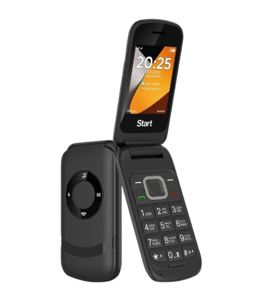 Novey Start F5 — Простой и Надежный Кнопочный Телефон с Камерой, Двумя SIM-Картами (880 мА·ч)