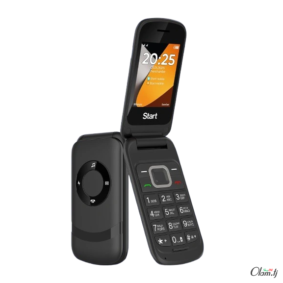 Novey Start F5 — Простой и Надежный Кнопочный Телефон с Камерой, Двумя SIM-Картами (880 мА·ч)