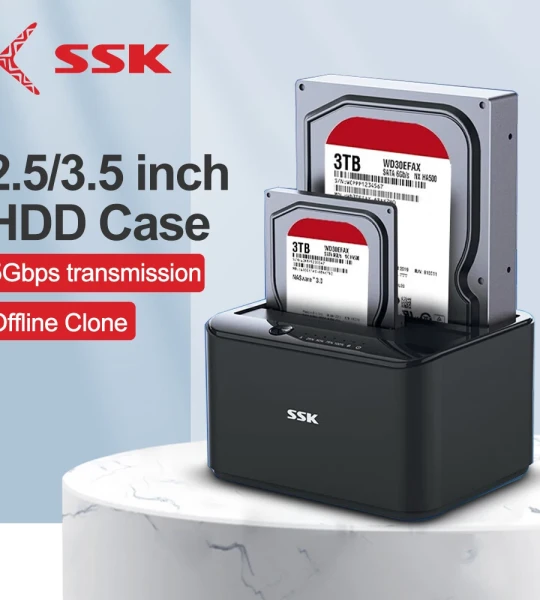 Док-станция для жестких дисков SSK-DK107 (2.5" & 3.5" SATA)