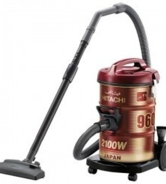 Пылесос HITACHI CV-960F 240C WR красный-черный