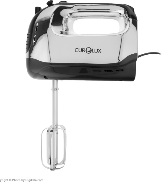 Ручной миксер Eurolux EU-HM3814CB – мощность 600 Вт, 5 скоростей, турборежим, стальной корпус