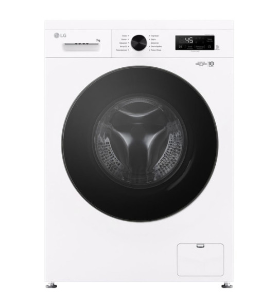 Стиральная машина узкая LG F2Y1HS5W (7 кг) AI DD Steam