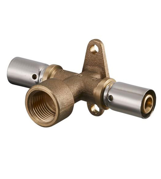 Угловой пресс-тройник с настенным креплением Giacomini RM156