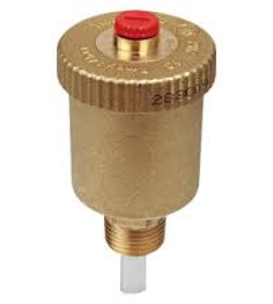 Автоматический воздухоотводный клапан с запорным клапаном, нехромированный R99I